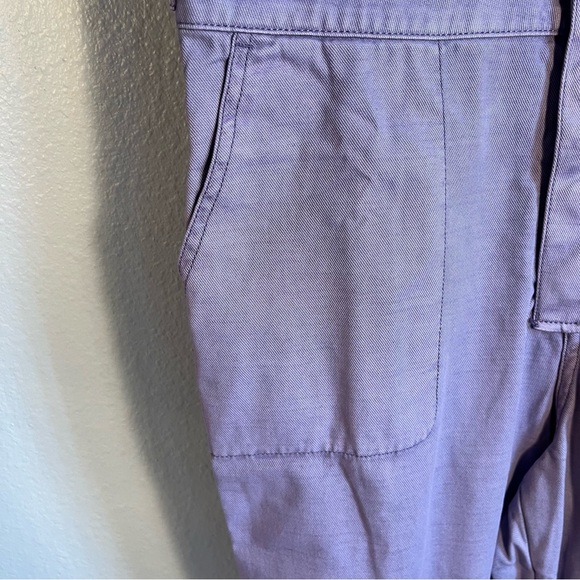 Madewell Women’s Button Up Long Sleeve Jumpsuit Smoky Grape Purple Large - Picture 9 of 14